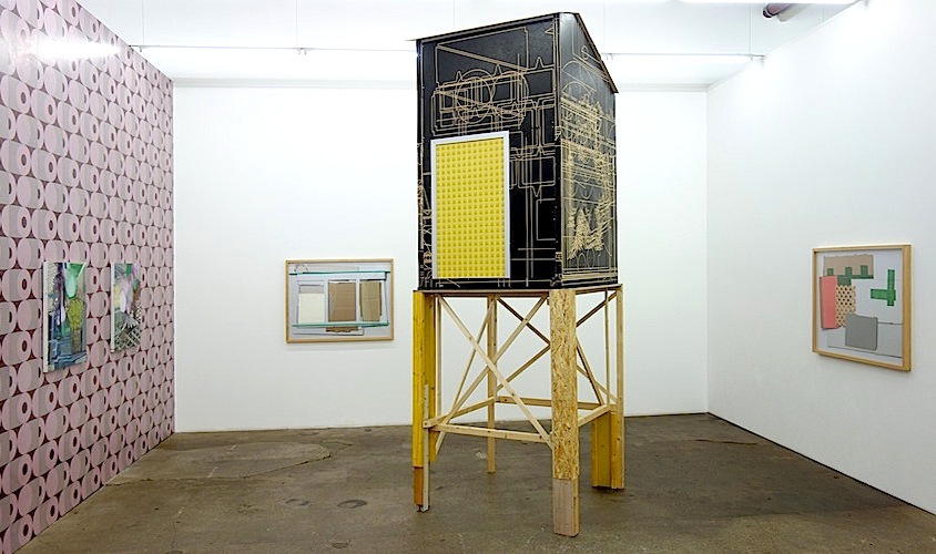 Wolfgang Ellenrieder: works from the Kiosk des Glücks and presentation of the artist‘s book /installation view 5

